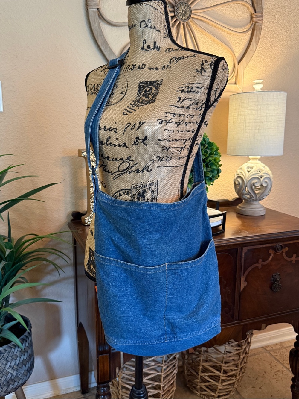 RouRou Blue Denim Crossbody or  Shoulder Bag